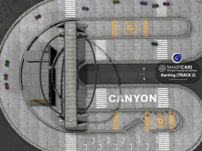 SmartCARS AI Karting Simulations 2 3D model