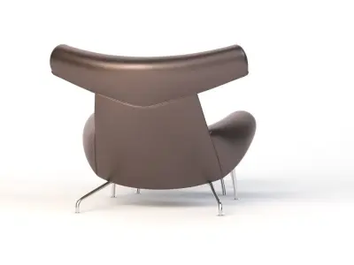 Ej 100 Oxchair Erik Jrgensen Easy Armchair By Hans J Wegner 3D model