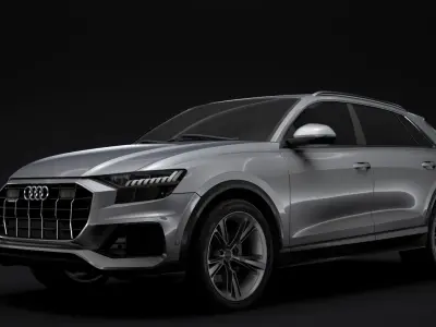 Audi Q8 50 TDI quattro 2020 3D model
