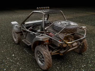 Dune Buggy 3D model by samusenko7