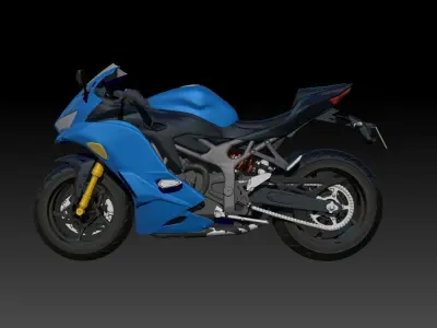 KAWASAKI ZX25R 2024 3D print model