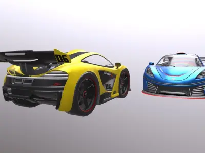 McHandfull mclaren Low-poly 3D model