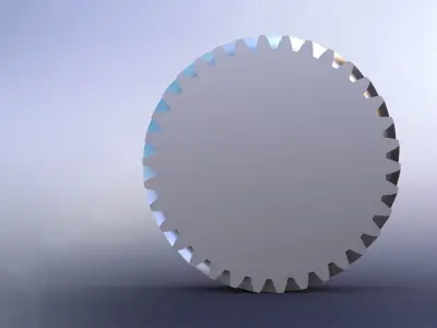 Helikal gear 3D print model