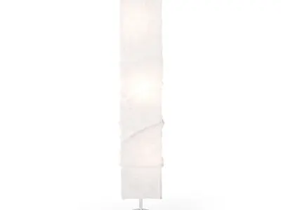 Fabric Shade Floor Lamp 3D model