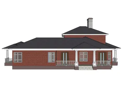 Prairie House 03 -Archimple LLC 3D model