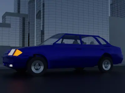 Sedan 3D model