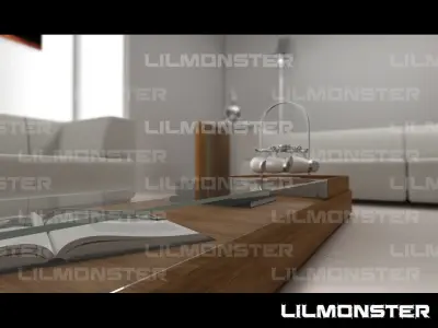 Living Room 3D model