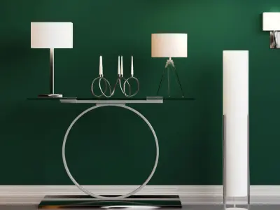 Collection of fixtures Next 3D model