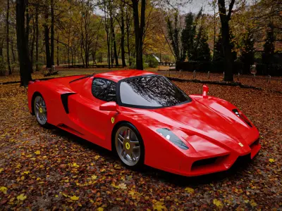 Ferrari Enzo Low-poly 3D model buy