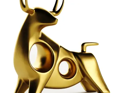 Decorative Abstract Sculpture 08 3D model