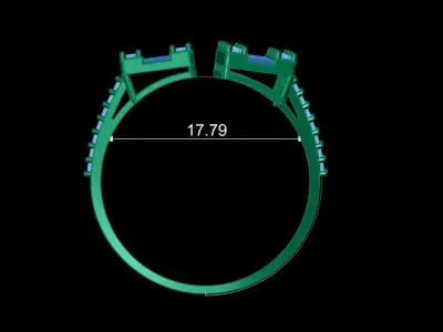 LUXURY SPECIAL RING  3D print model