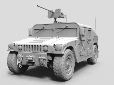 Humvee 3D print model