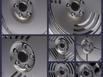 Retro deepdish wheel pack