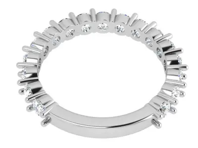 Diamond Band Ring 4321 3D print model