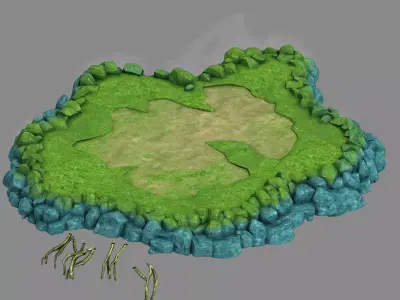 Stone Yunmengze - Shitai 14 3D model
