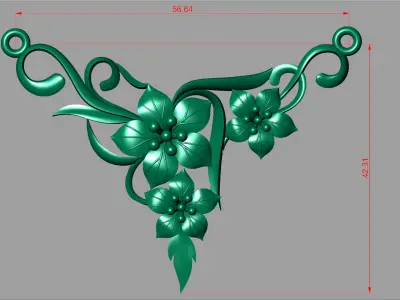 combo of 3 pendant models 24K 3D 3D print model