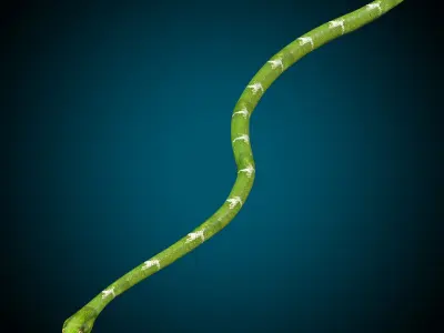 Snake  Low-poly 3D model