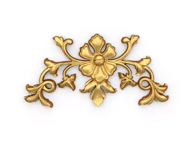 Classic decor ornament carved 73 3D model