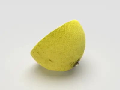 Lemon Half Low-poly 3D model