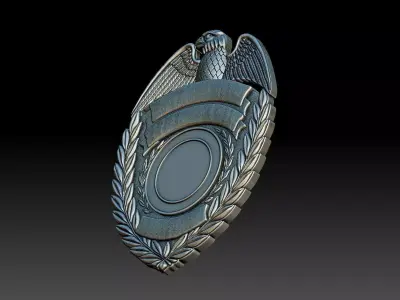 Badge Plaque 3D print model