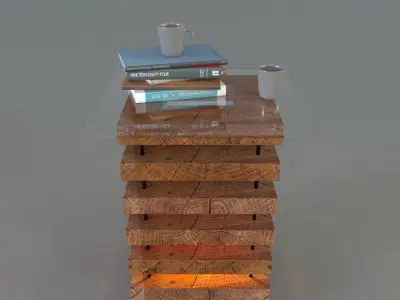 Decorative Coffee Table 3D model