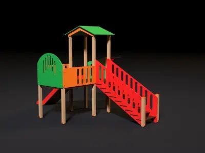 playground boat 3D model