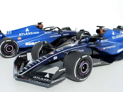 F1 Willaims FW47 2025 Low-poly 3D model