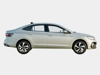 Volkswagen Virtus 2024 Highline Spec Low-poly 3D model