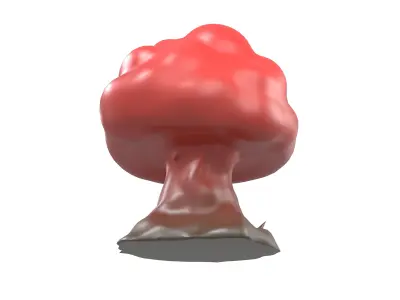 Explosion Icon v1 002 Low-poly 3D model