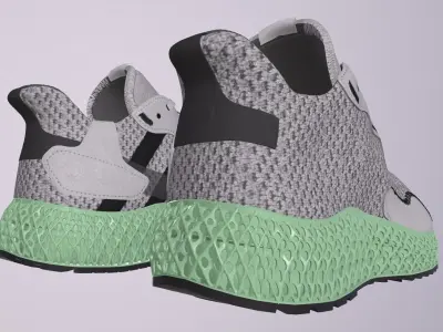 ADIDAS FUTURECRAFT SHOES PBR Low-poly 3D model