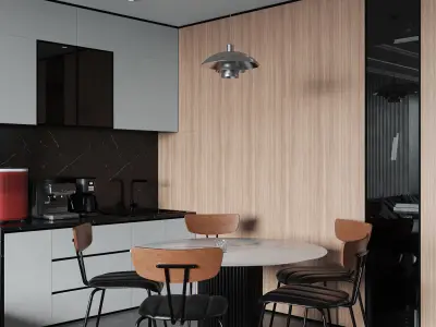 Minimalist Apartment Interior Design 3D model