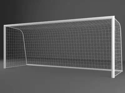 Soccer Goal 3 3D model