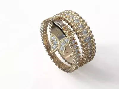 wedding ring obr 47 3D print model