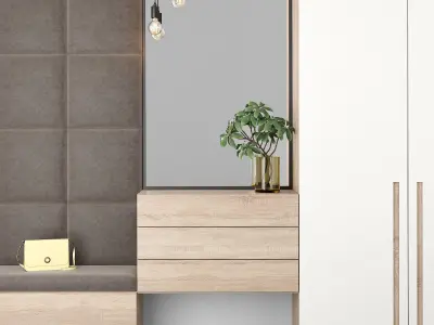 Entryway furniture 7 3D model