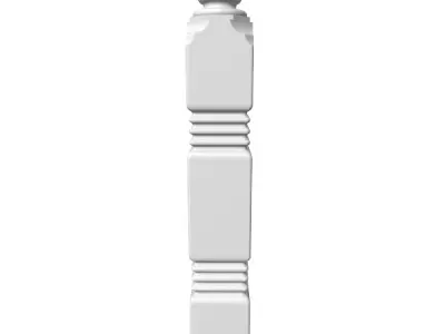 Porch Post 2 3D model