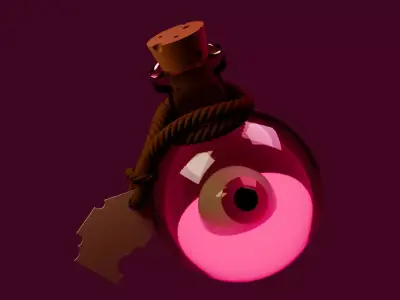 Halloween potion Free 3D model