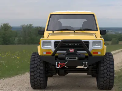 Daihatsu Rocky F75 3D Model 3D model