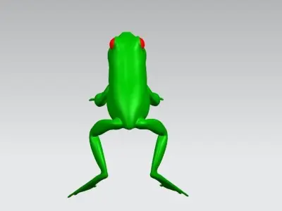 model frog 3D model