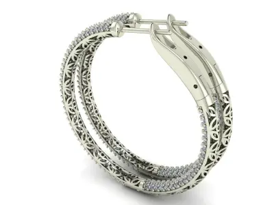 Hoop Earring 3D print model