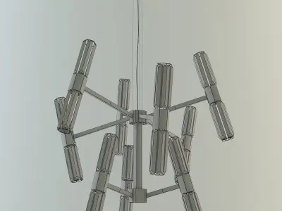 LUXURY CHANDELIER  3D model shop