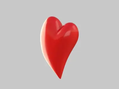 Heart icon v 31 3D model