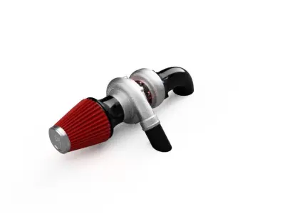 1to10 RC Turbo and Airfilter Combination Full 3D print model