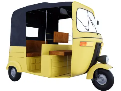 Auto Rickshaw 3D model