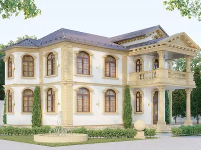 Classic scene 3D model