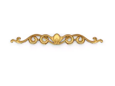 Classic carved decor ornament 368 3D model