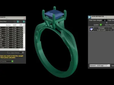 ring code 116 3D print model