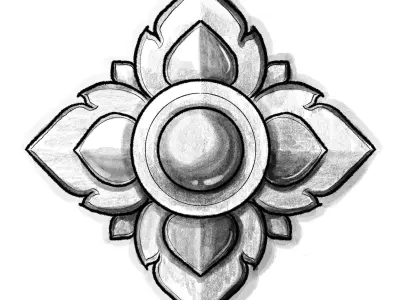 Prachamyam Pattern 3D print model 3D print model