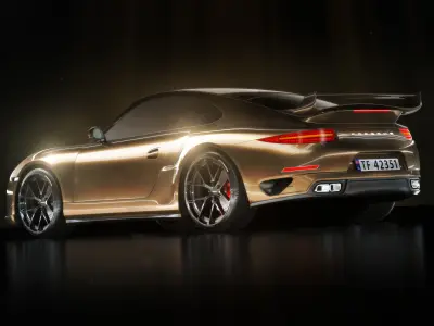 Porsche 911 turbo - 2015 3D model