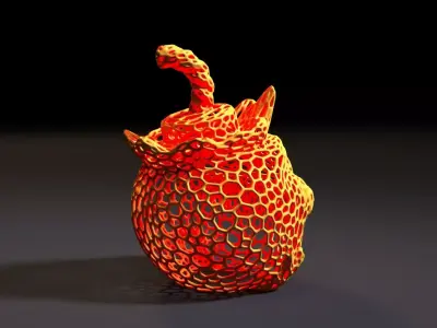 Pumpkin bomb halloween 3D print model