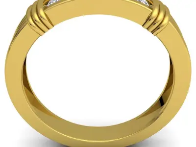 luxury Fancy Ring 3D print model